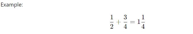 fraction example