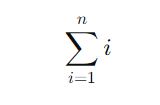 sigma notation diagram