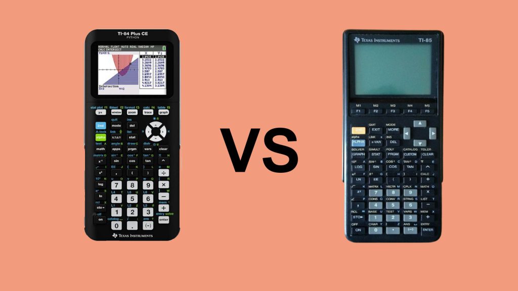 comparison of ti85 vs ti84 calculators in detail