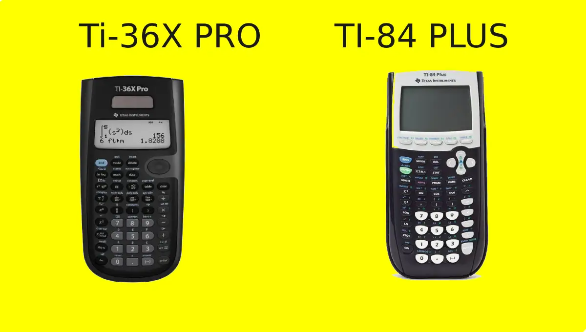 ti 36x pro vs ti 84 plus comparison